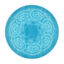 Poisson à nouer celtique en bleu