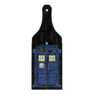 Planche À Découper Police bleue Boîte d'appel publique - Royaume-Uni 