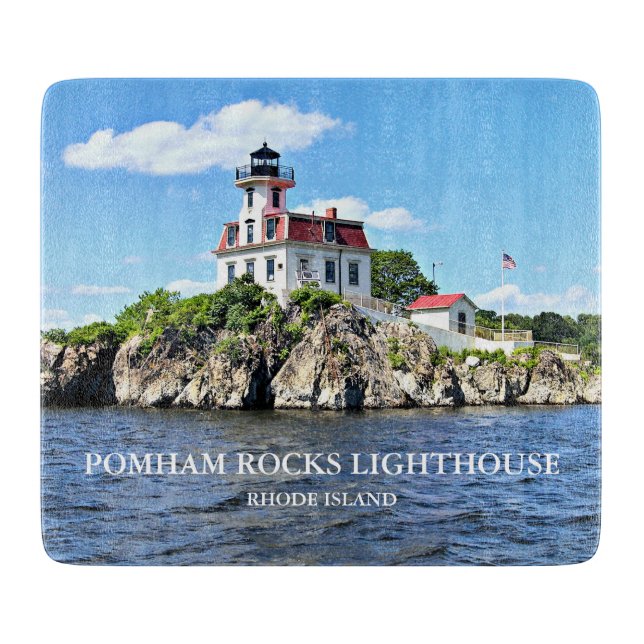 Planche À Découper Pomham Rocks Phare Rhode Island Cutboard (Devant)