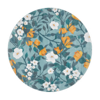 Planche À Découper Pomme Florale : Motif en floraison Motif.