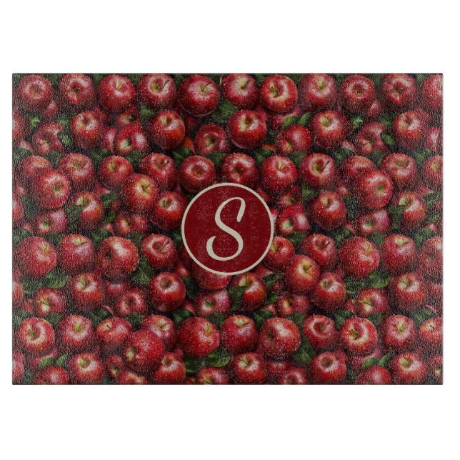 Planche À Découper Pommes Monogrammes (Devant)