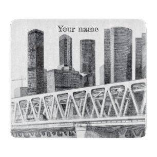 Planche À Découper Pont du métro