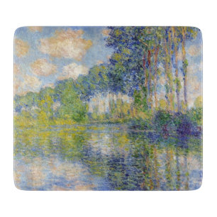Planche À Découper Poplaires sur l'Epte (par Claude Monet)