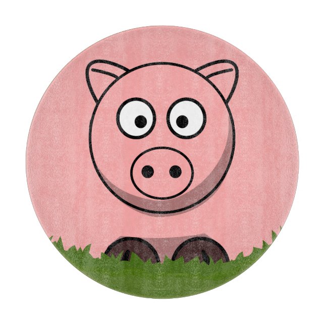 Planche À Découper Porc rond (Devant)