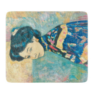 Planche À Découper Portrait d'une femme japonaise (par Fujishima Take