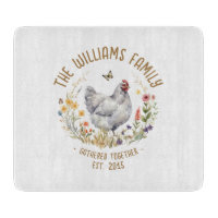 Planche à découper Poulet de Ferme Poule Grise Pra