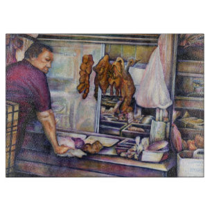 Planche À Découper Poulet ensoleillé, Singapour