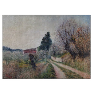 Planche À Découper PREMIER PRINTEMPS EN GOUVERNALAIS / Paysage Toscan