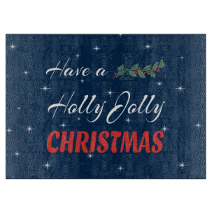 Planche À Découper Prenez un Holly Jolly Christmas