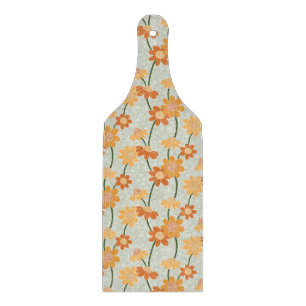 Planche À Découper Pretty retro muted 1970 s flowers