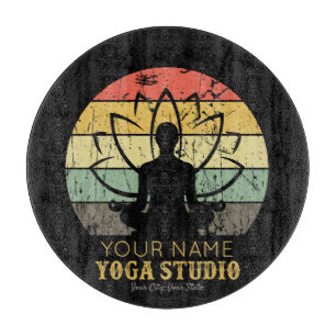 Planche À Découper Professeur de Fitness Yoga Studio Personnalisé Gur