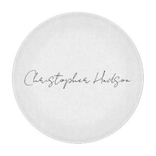 Planche À Découper Professionnel Blanc Plat Créatif Chic Calligraphie