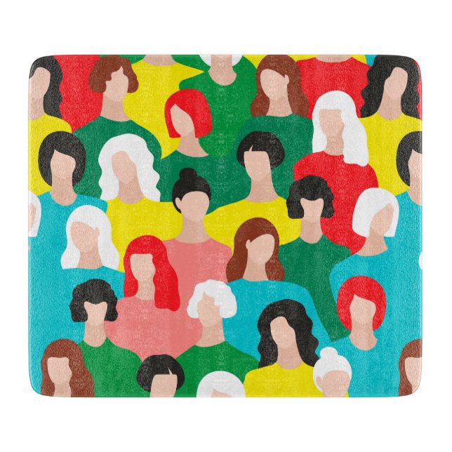 Planche À Découper Puissance des filles (Devant)