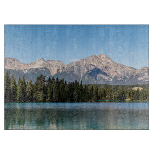 Planche À Découper Pyramid Mountain, Photographie du paysage canadien