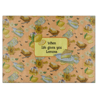 Planche À Découper quand la vie vous donne des citrons motif