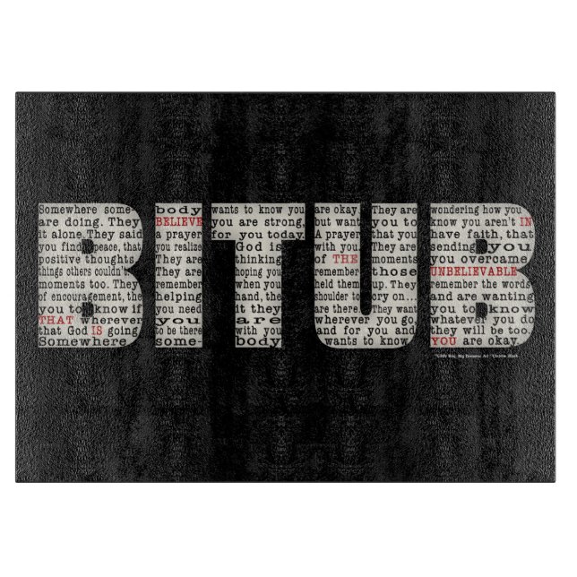 Planche À Découper Quelque part (BITUB) (Devant)