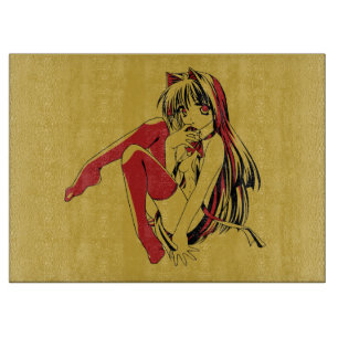 Planche À Découper R & B Manga, Neko Catgirl Furry Loli Anime
