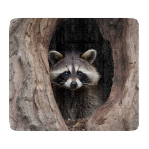 Planche À Découper Racon dans le verre de la grotte des arbres