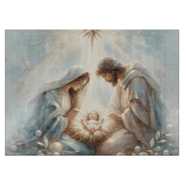Planche À Découper Radiant Holy Family Nativity Scene (Devant)
