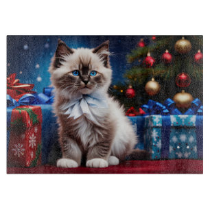 Planche À Découper Ragdoll Kitten cadeau de Noël