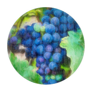 Planche À Découper Raisins pour le vin