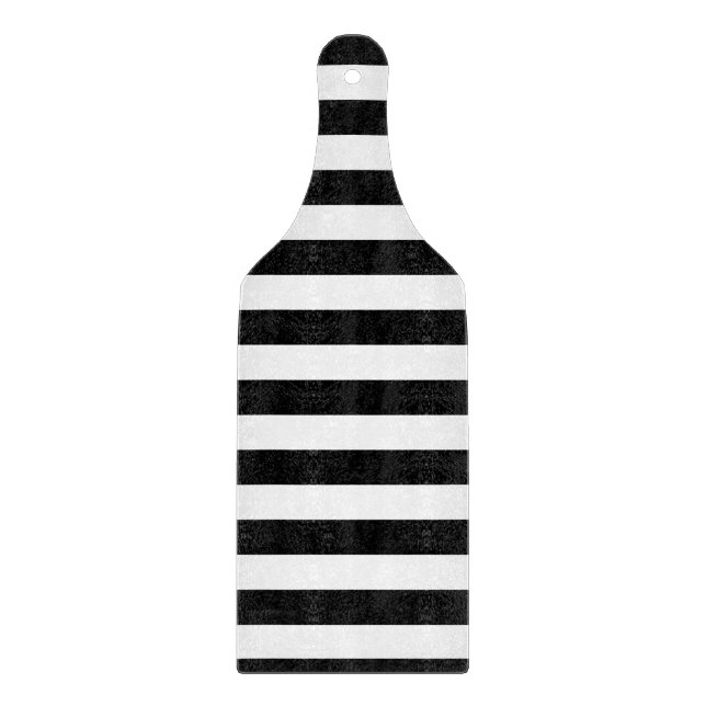 Planche À Découper Rayures horizontales noires (Devant)