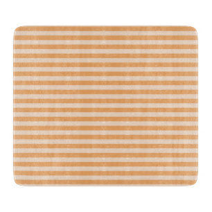 Planche À Découper Rayures orange