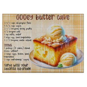 Planche À Découper Recette de gâteau au beurre de goey