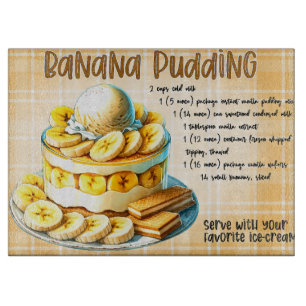 Planche À Découper Recette de pudding à la banane