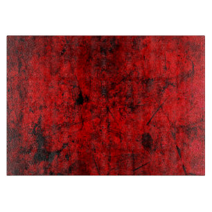 Planche À Découper Red Black grunge art graphique numérique abstrait