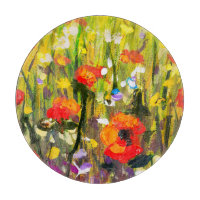 Red Poppies Champ peinture Abstraite
