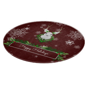 Planche À Découper Red Reindeer Cutting Board