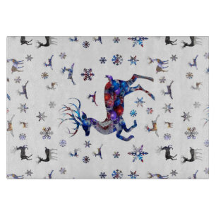 Planche À Découper Renne de Noël