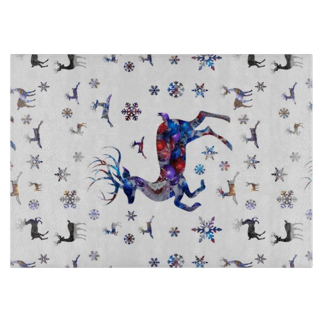 Planche À Découper Renne de Noël (Devant)