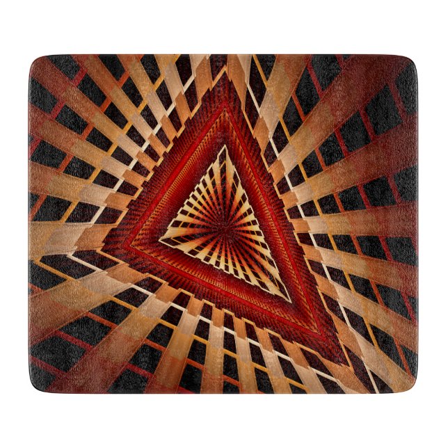 Planche À Découper Réseau d'Imaginaires 3D Conception graphique fract (Devant)