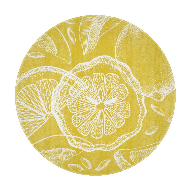 Planche À Découper Résumé de citron (Devant)