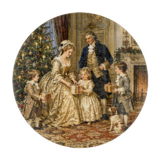 Planche À Découper Réunion de famille pour Noël en Géorgie