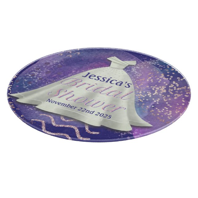 Planche À Découper Robe de mariée pour la fête de mariage Rose Gold e (Coin)