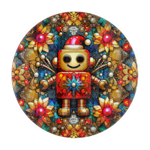 Planche À Découper ROBOT DE NOËL ~ Tableau de découpe