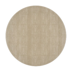 Planche à découper ronde en verre Kaki