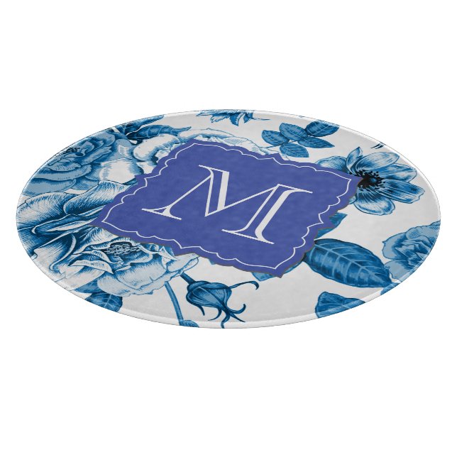 Planche À Découper Rose bleu (Coin)