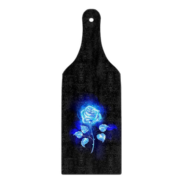 Planche À Découper Rose bleu brûlant (Devant)