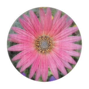 Planche à découper rose Gerbera Daisy