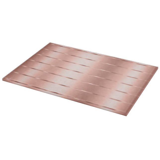 Planche À Découper Rose Gold Ruban Noeud Papillon Baby Shower (Coin)