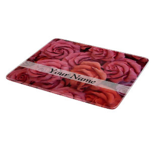 Planche À Découper Roses à fleurs roses