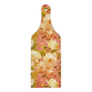 Planche À Découper Roses doux en rouge