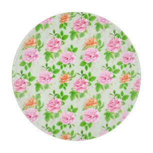 Planche À Découper Roses roses florales Motif-2367