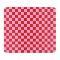 Rouge vif et rose clair à carreaux