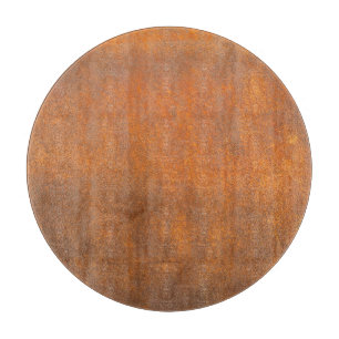 Planche À Découper Rouille noire, texture métallique gros plan.