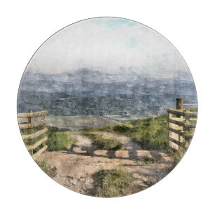 PLANCHE À DÉCOUPER ROUTE DE MONTAGNE